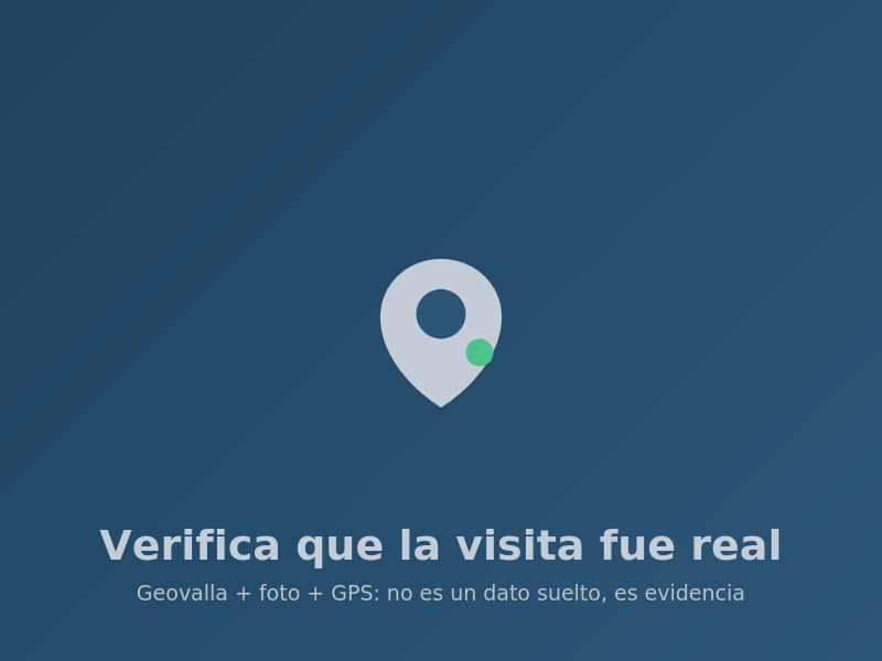 Verifica que la visita fue real